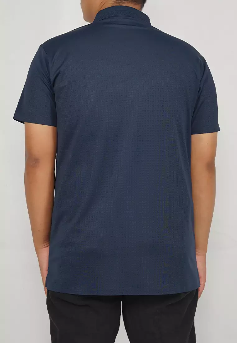 Crocodile DIAMOND | Kaos Premium Pria Men Polo Shirt Seamless | 0016 Navy