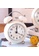 DILAS HOME Classic Twin Bell Alarm Clock (White) 3AF71HL26DBEF7GS_2