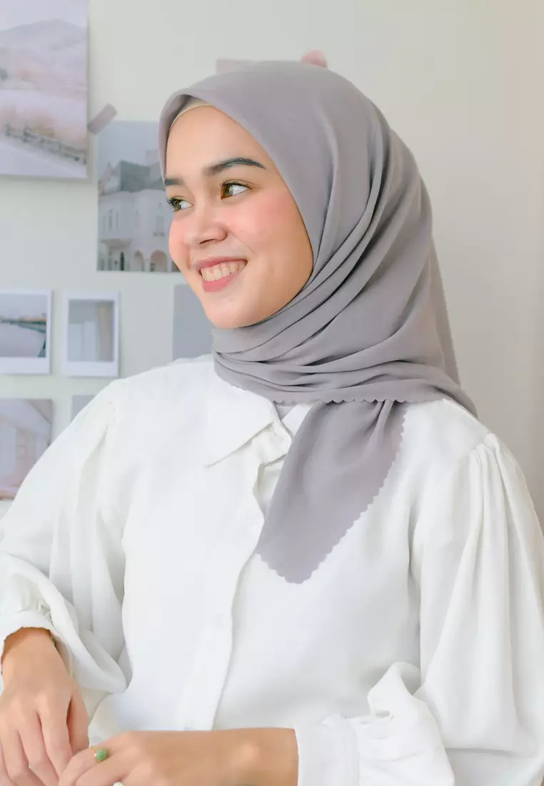 Haraa Voal Grey Griss