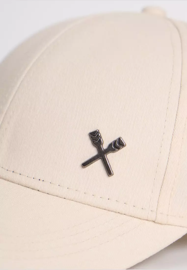 Baseball Cap With Metal Oar