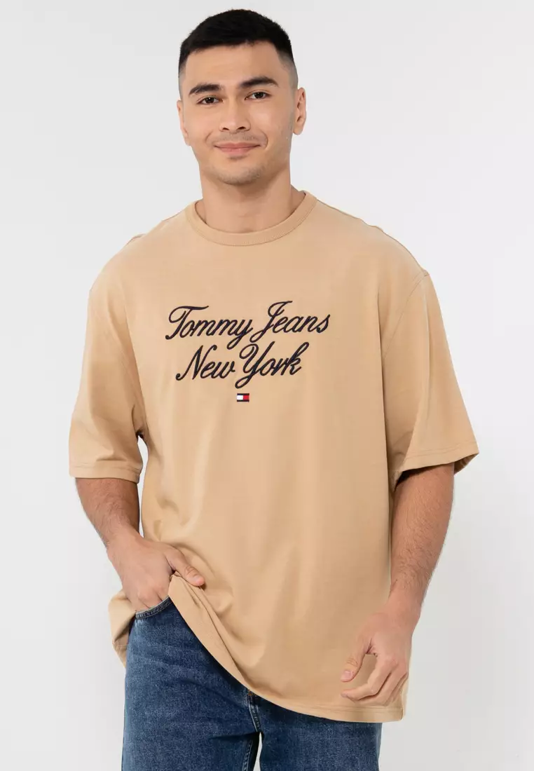 Buy Tommy Hilfiger Oversized Luxe Serif NY Tee - Tommy Jeans 2024