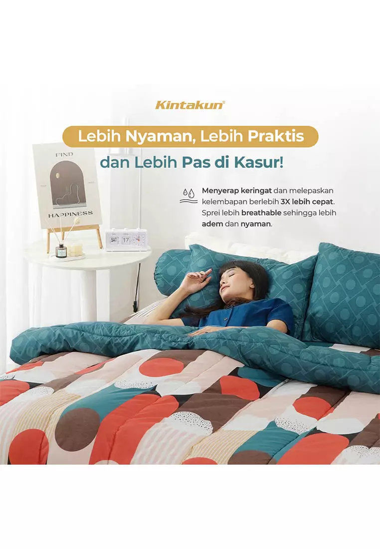 Jual Kintakun Collections Kintakun DLUXE Sprei Set Fitted Tinggi 25cm ...