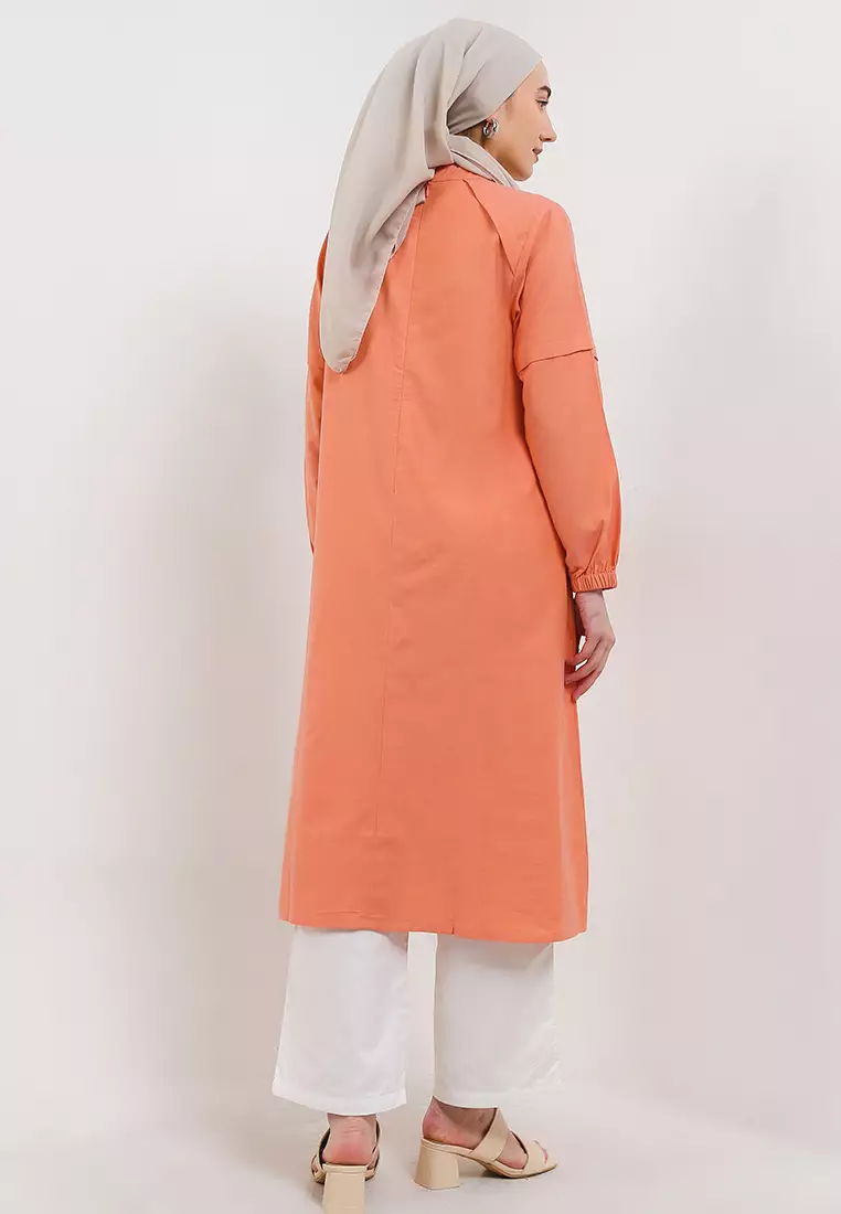 MFMW Lolo Midi Dress Gamis Orange