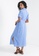 JACQUELINE DE YONG blue Elly Print Above Calf Shirt Dress 098A3AA3C31A1DGS_1