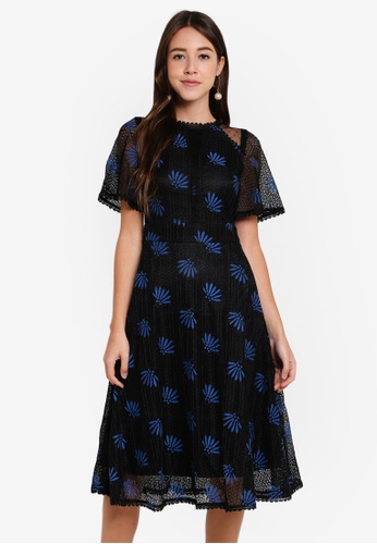 Download Buy Megane Devanna Butterfly Sleeve Full Lace Dress Online Zalora Malaysia