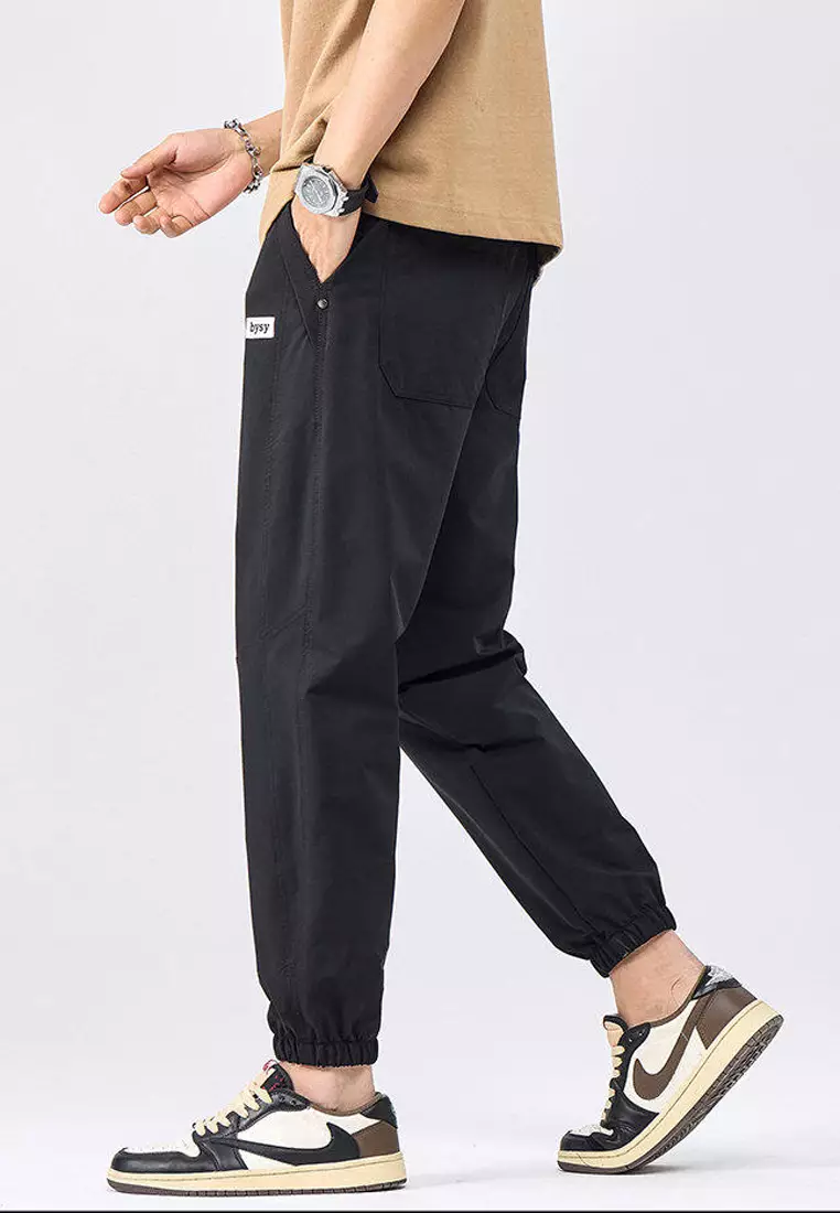 型男休閒束腳褲