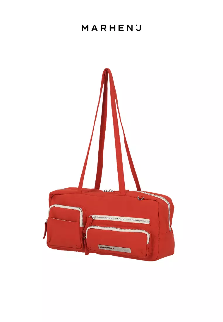 DANA Nylon Shoulder Bag Red