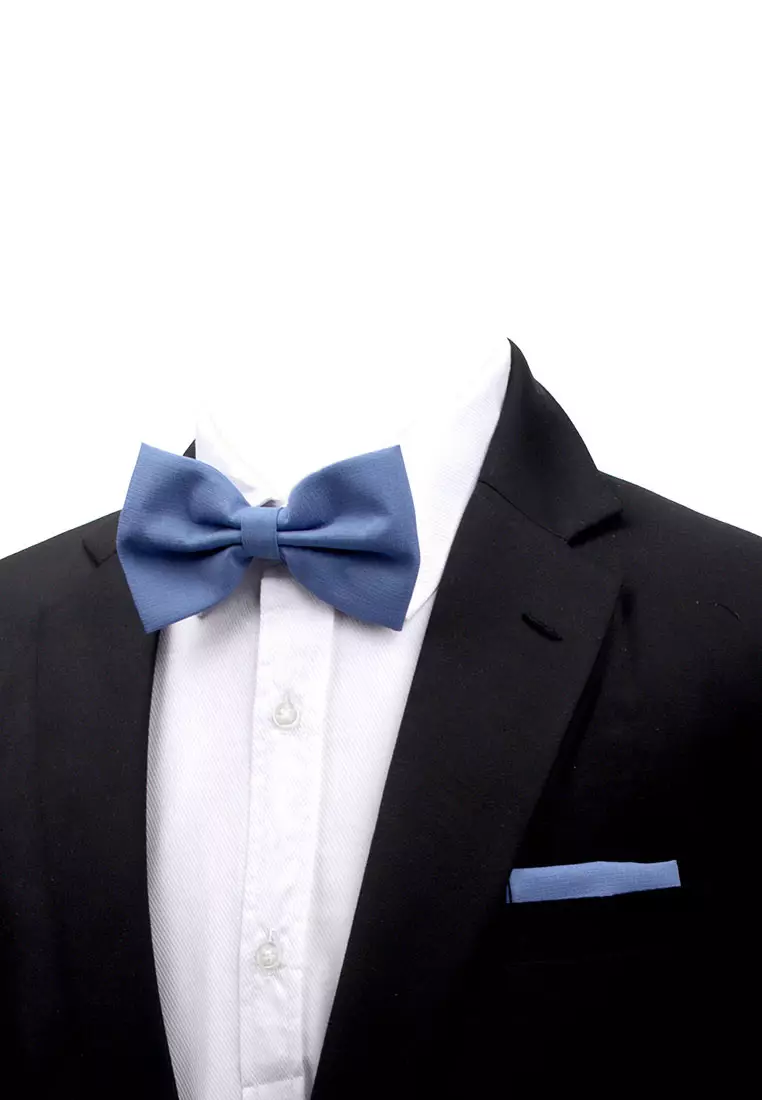Dasi Kupu Bowtie Biru Denim A35