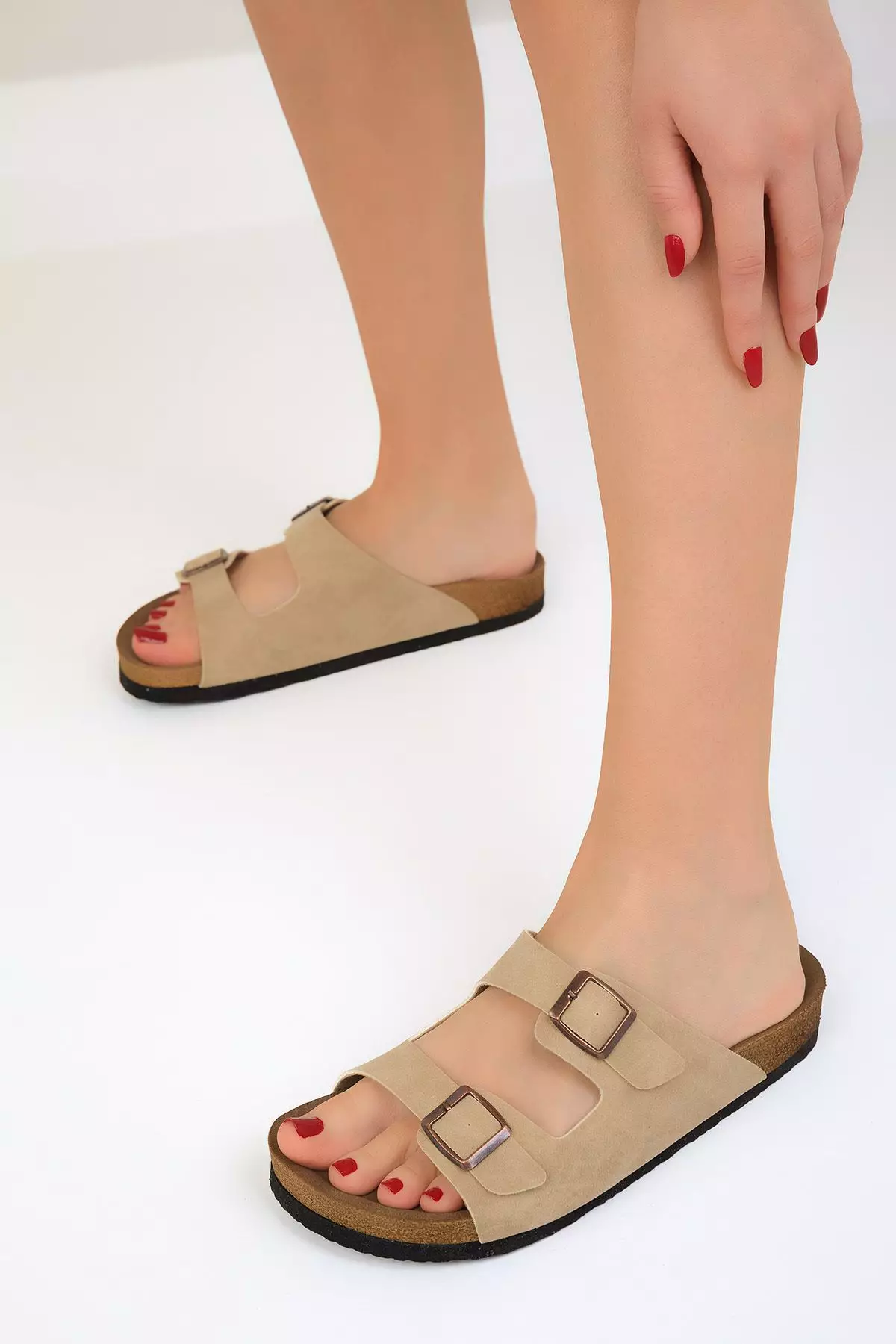 Double Buckle Sandals