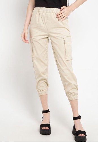 Jual Giordano Women S Cargo Jogger Original Zalora Indonesia Bener banget celana cargo dari yossi project ini cocok untuk kamu yang sedang hangout bersama teman. women s cargo jogger