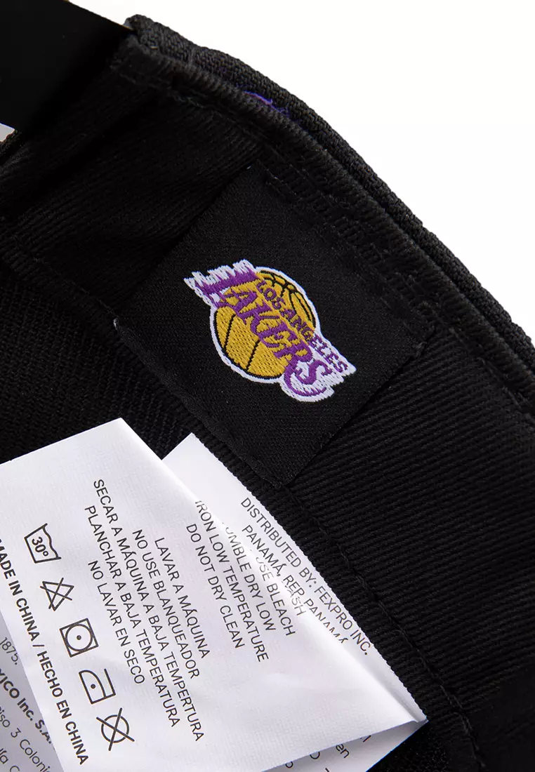 Team 3D Embroidery Los Angeles Lakers Mens Flat Cap