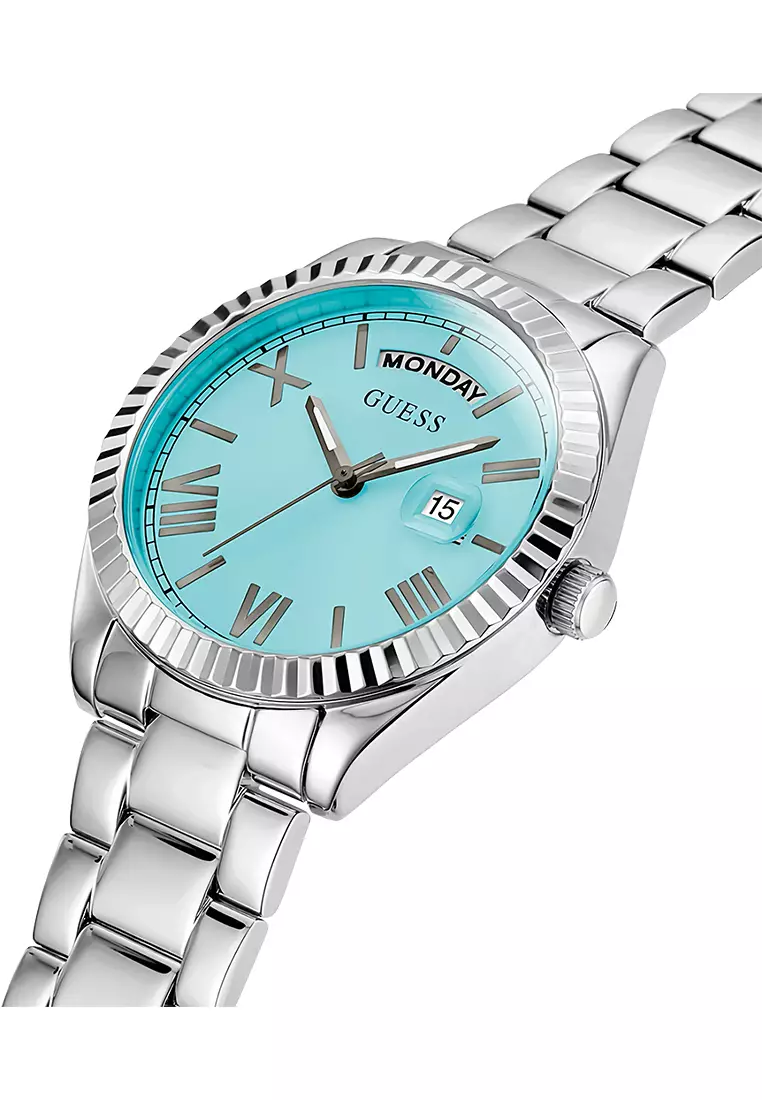 Guess GW0308L4 - Jam Tangan Wanita - Silver Blue - Stainless Steel