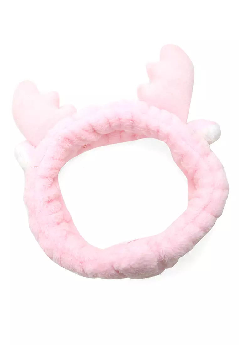 Diana Bandana Tanduk Rusa Tekstur Lembut And High Quality - Pink