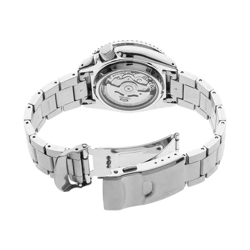 Jam Tangan Pria Seiko 5 Sports SRPD57K1 5KX SKX Sports Style Automatic Black Dial Stainless Steel Strap