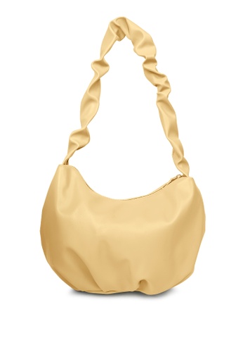 London Rag yellow Mustard Hobo Sling Bag 3AFDBACAFDF899GS_1