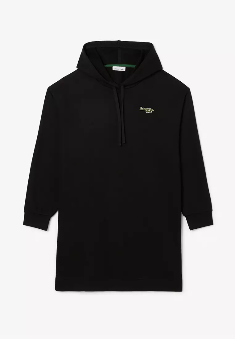 Oversized Fleece Sweatshirt Dress