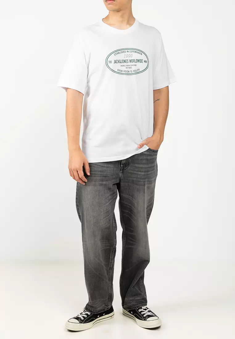 Short Sleeve Crew Neck Front Tee