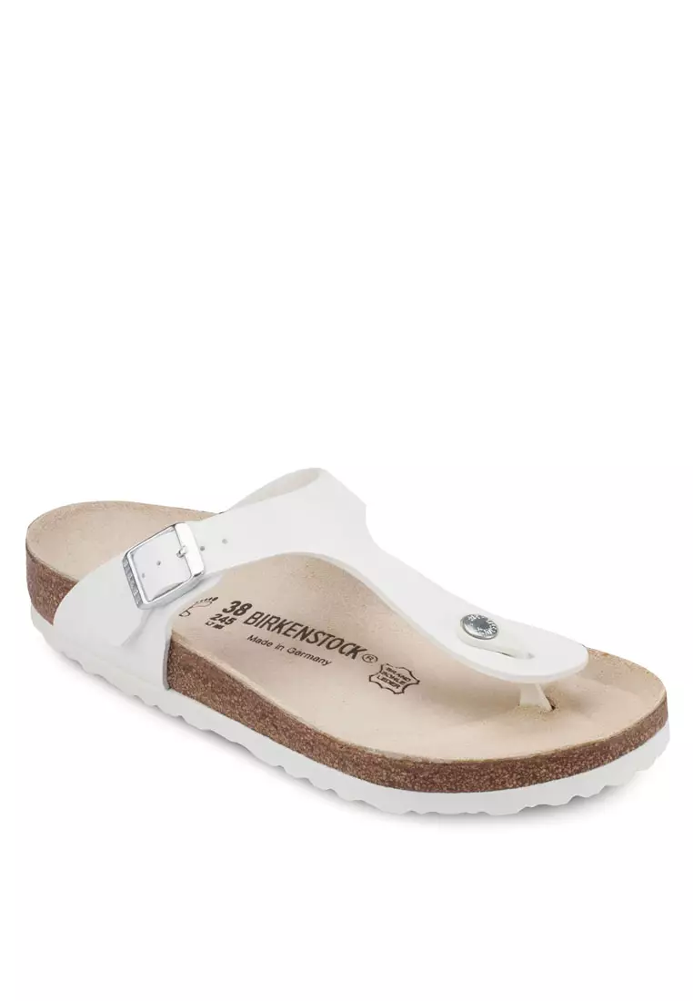 White gizeh sale birkenstock sandals