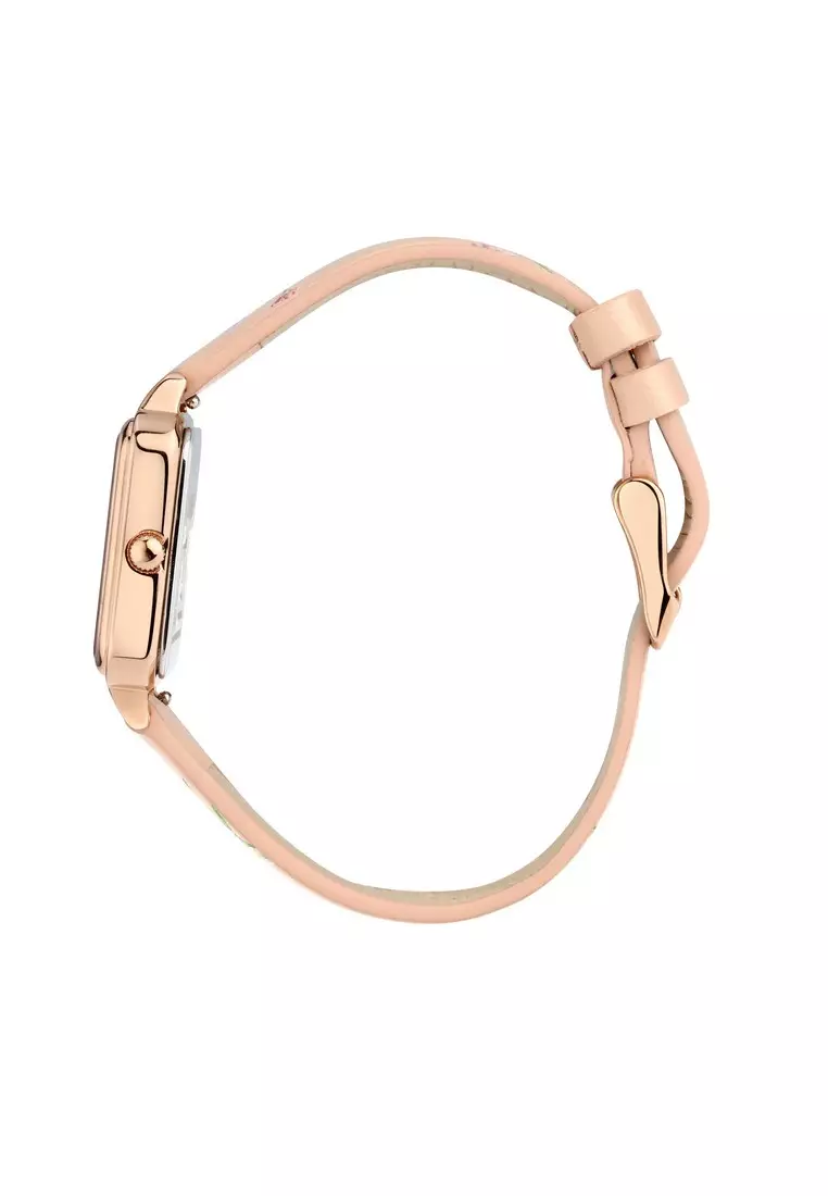 [Sustainable Watch] Oui & Me Harmonie 36.2x27.5mm Rectangular Case Women's Recycled Leather Quartz Watch ME010383