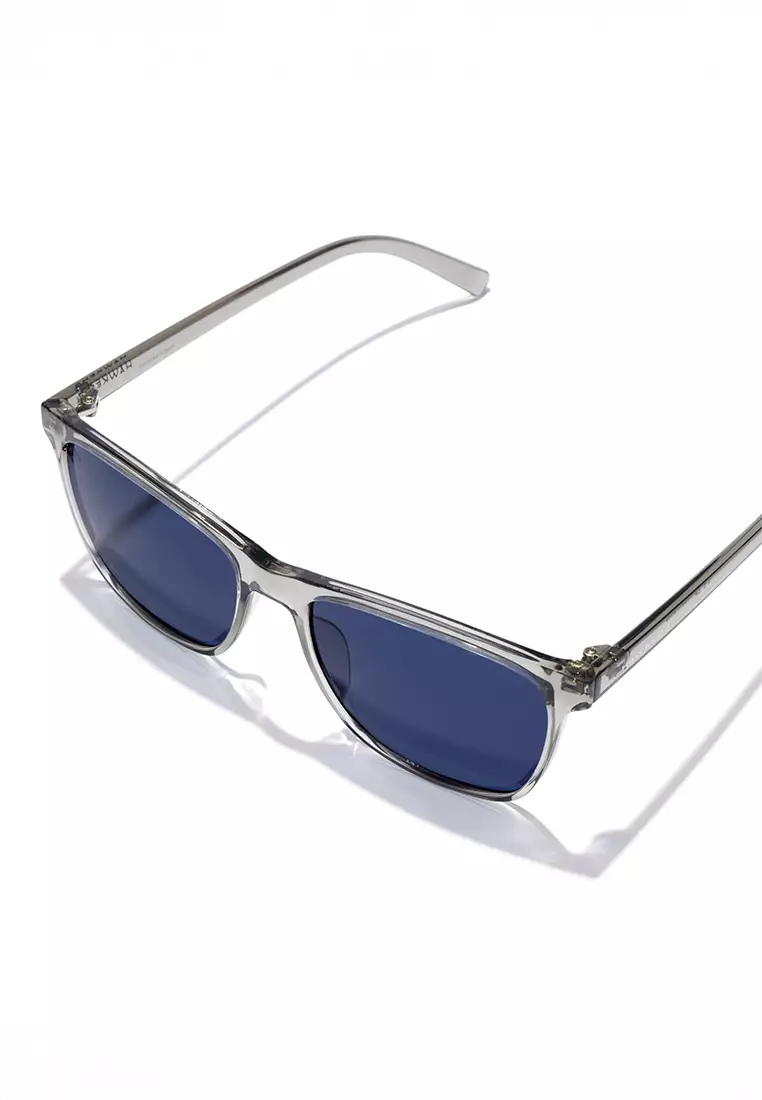 Wave - Grey Smoke Blue Sunglasses for Men and Women, Unisex. Official Product Designed in Spain