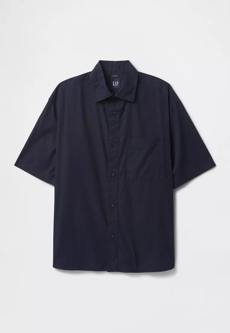 Organic Cotton Oversized Poplin Shirt