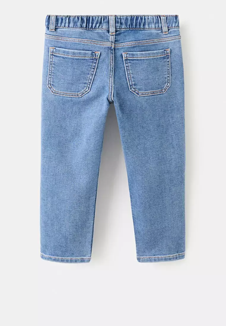 Slim Fit Drawstring Jeans