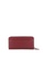 SEMBONIA red Crossgrain Leather Double Zip Around Wallet 71B49AC65BCEC2GS_3
