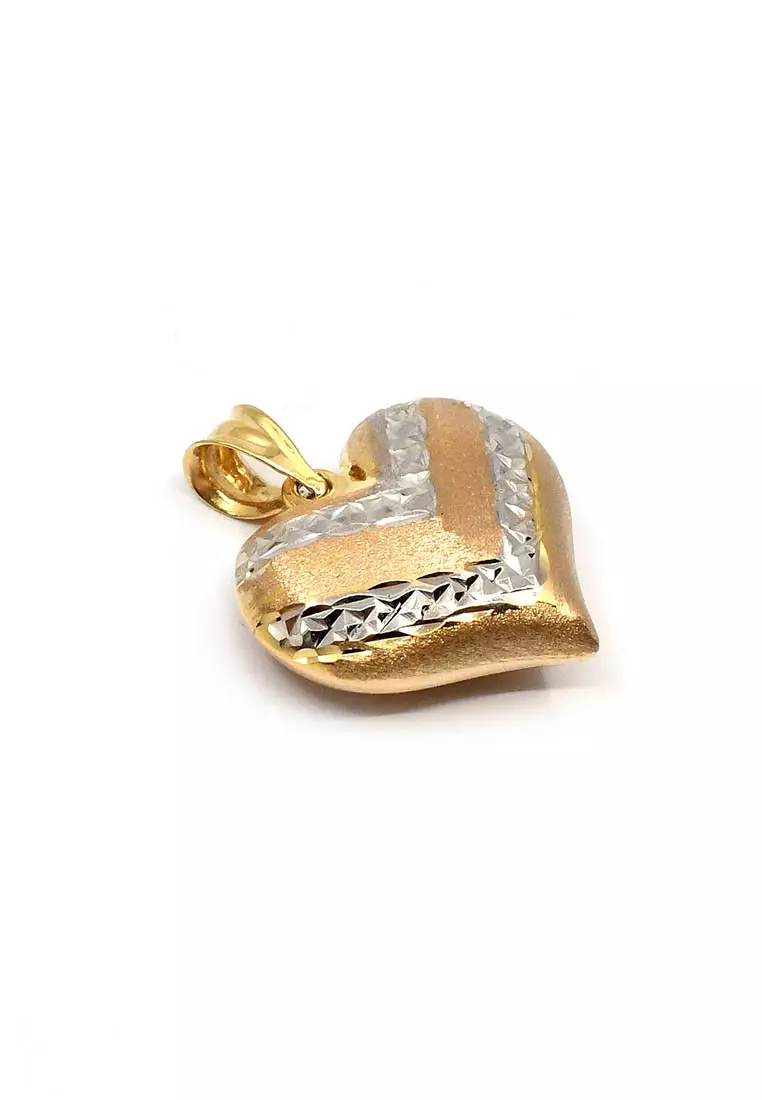 18K Italian Made Yellow Gold Pendant