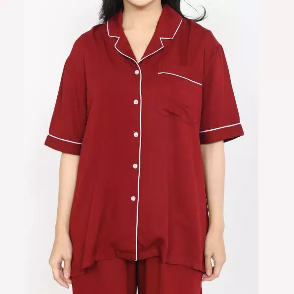 Baju Tidur Wanita RHENA PAJAMA SETS - FREE SLIP ON