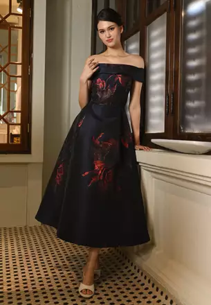 denim dress european style IRELAND 1984 Wash, Italian Dream™ Light Colour:Plum Caspia fit and simplicity Fabric: Cotton Gothic Teal Blue and