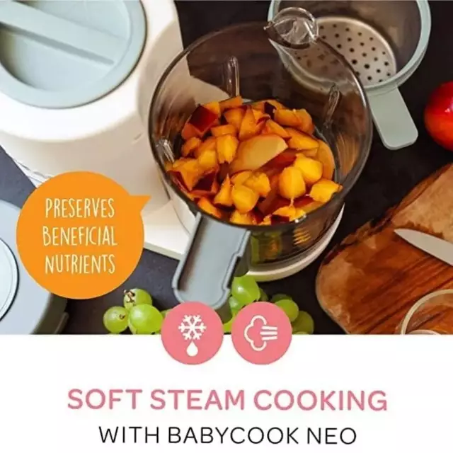Beaba Babycook Neo Baby Food Maker Eucalyptus - Mesin Memasak MPASI & Makanan Bayi
