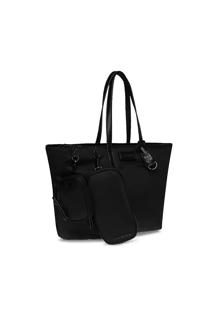 Buy Steve Madden BJUDE BLACK/BLACK TOP HANDLE BAG Online | ZALORA Malaysia