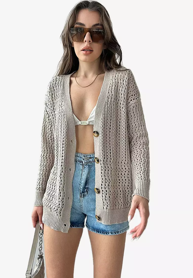 Jual Alacati Openwork Cardigan Original 2023 | ZALORA Indonesia ®