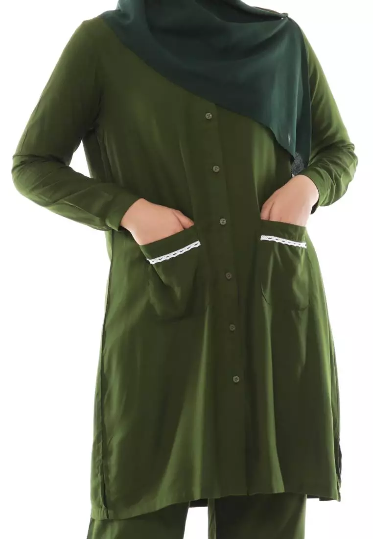 Tunic Set Shakila - Army