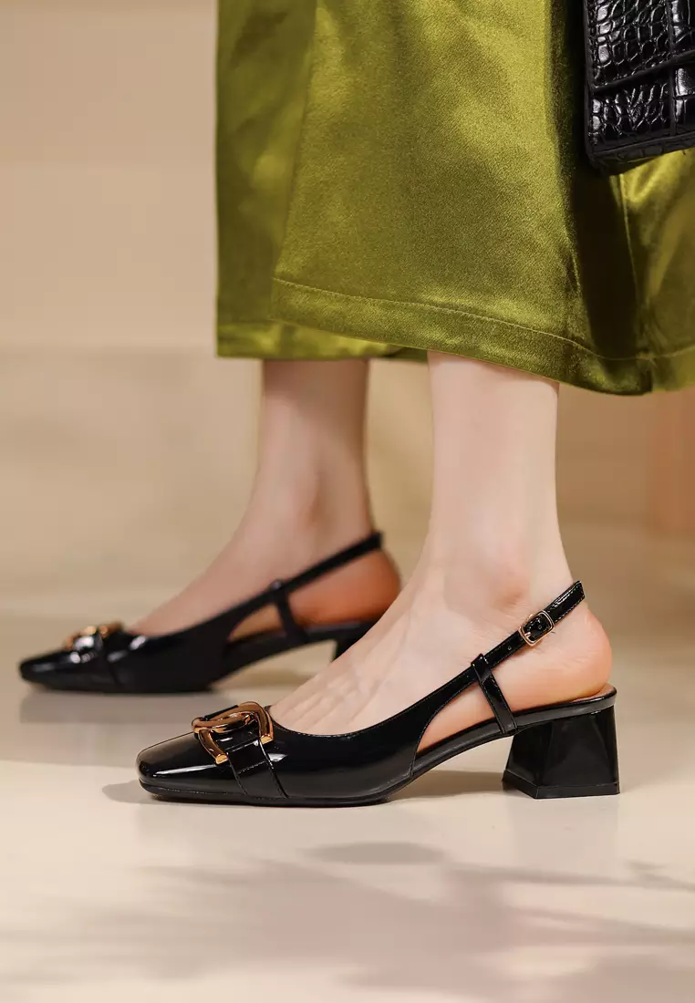 Buy Twenty Eight Shoes Horsebit Buckle Patent Leather