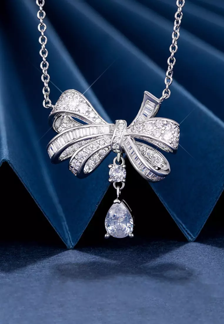 Kalung Wanita Berlian Butterfly Korea Fashion Necklace Wanita Perhiasan Wanita