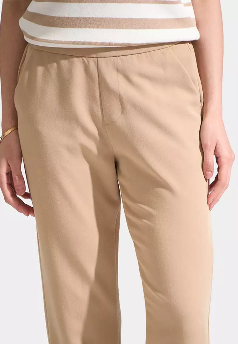 Pull Up Tapered Trousers