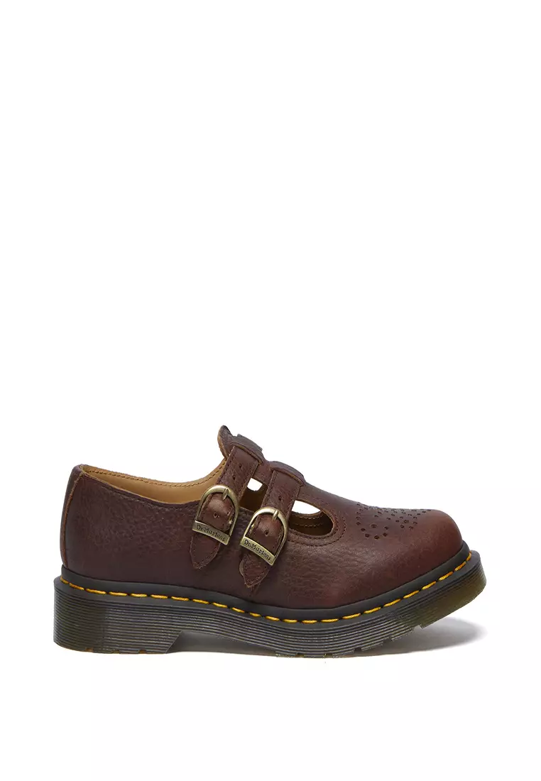 Dr. Martens 8065 Floral Mash Up Mary Jane - Parchment Beige New No Box