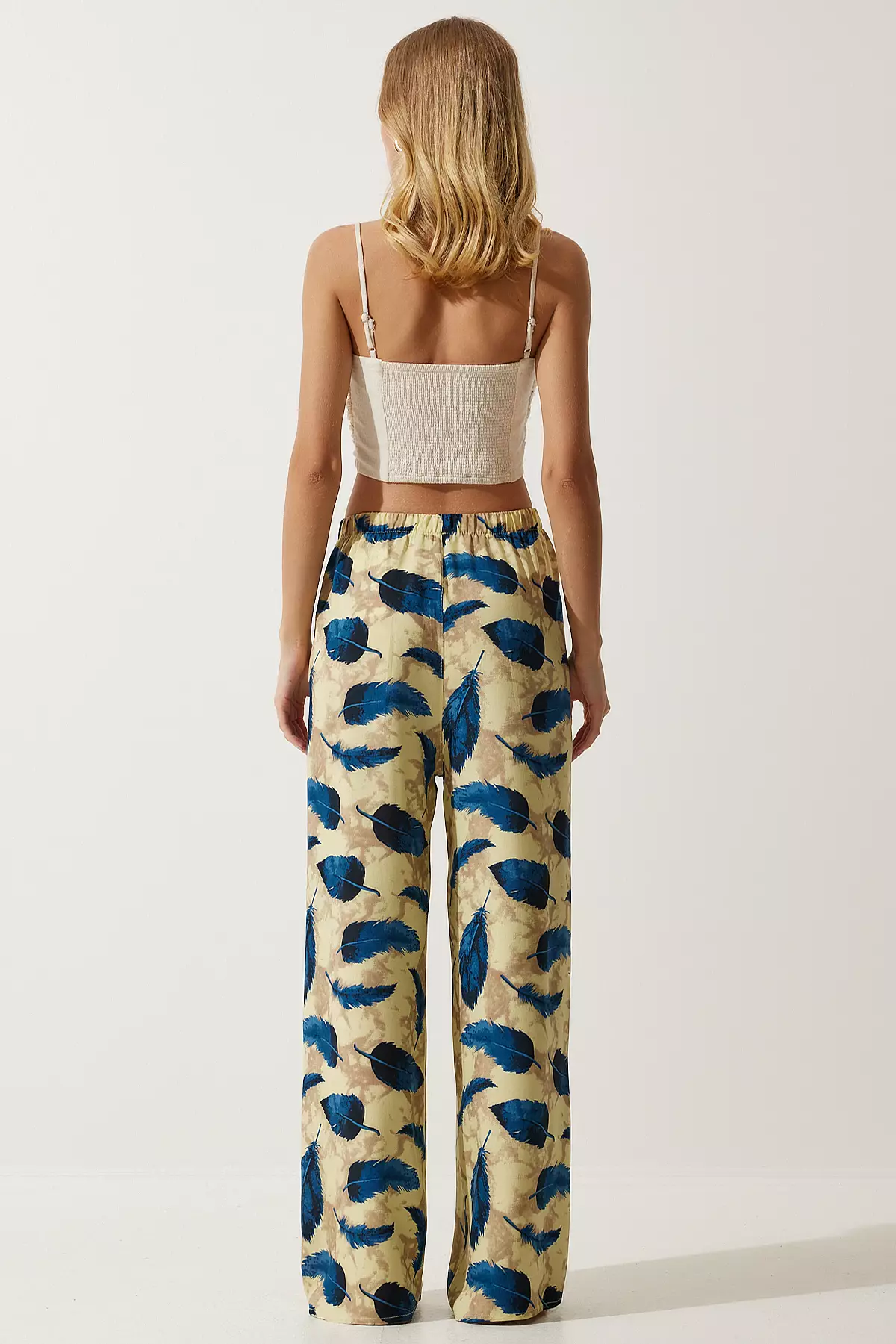 Viscose High Waist Pants