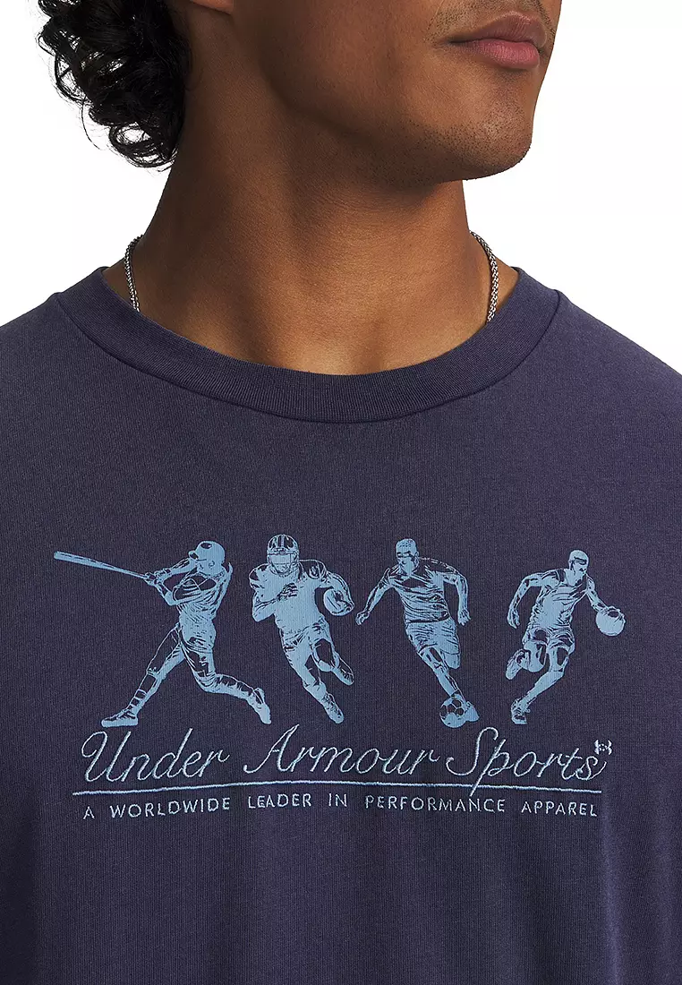 Athletes Heavyweight Men's Oversized Short Sleeves T-Shirt