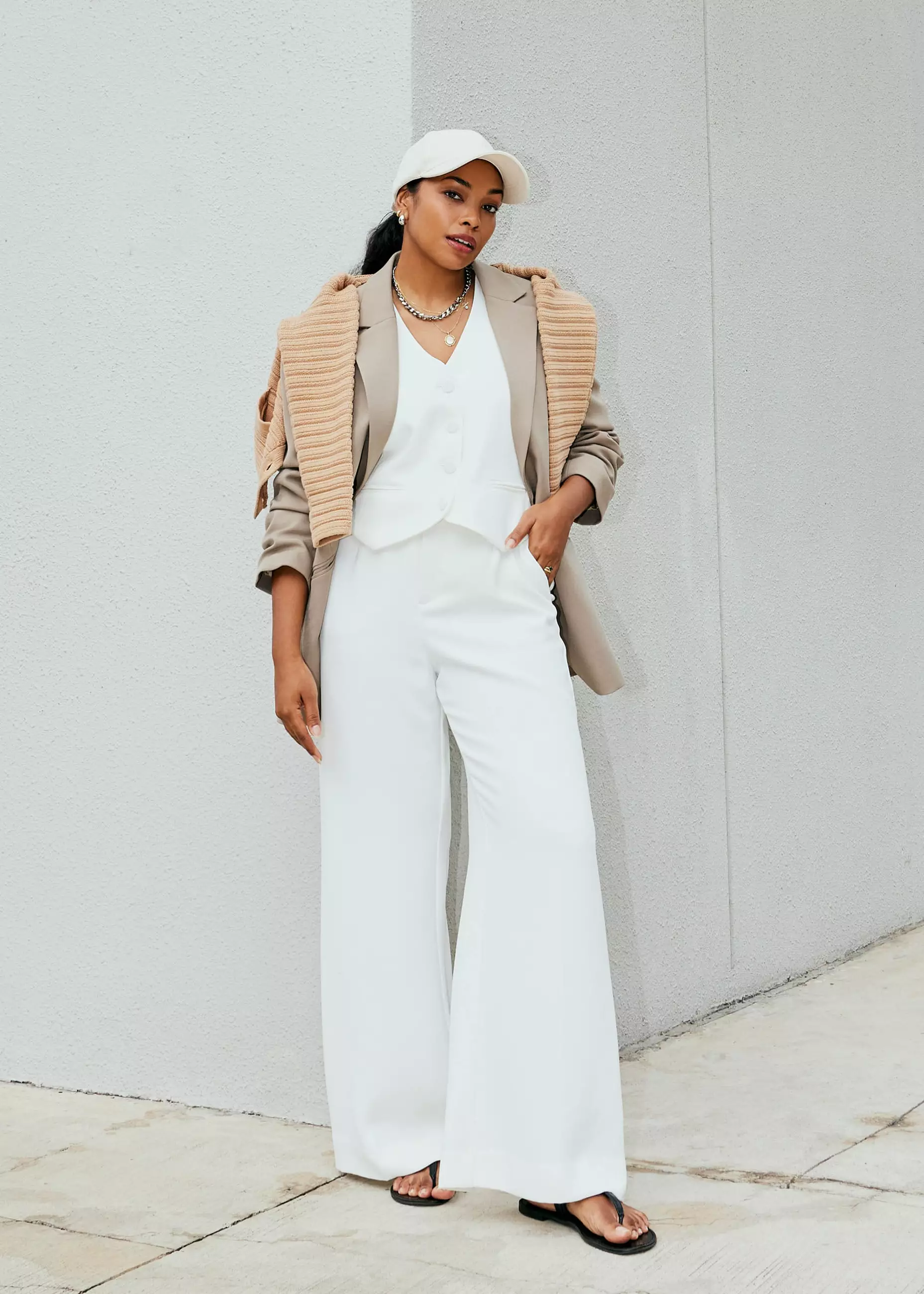 Celana Wanita - Leggy™ Yuna Super High Waist Tailored Pants