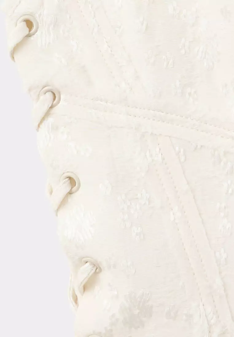 Jacquard Corset Top