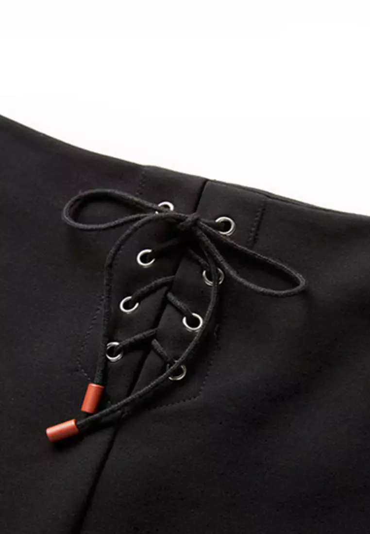 Buy Hopeshow Shoelace Detail Pencil Skirt 2023 Online ZALORA Singapore