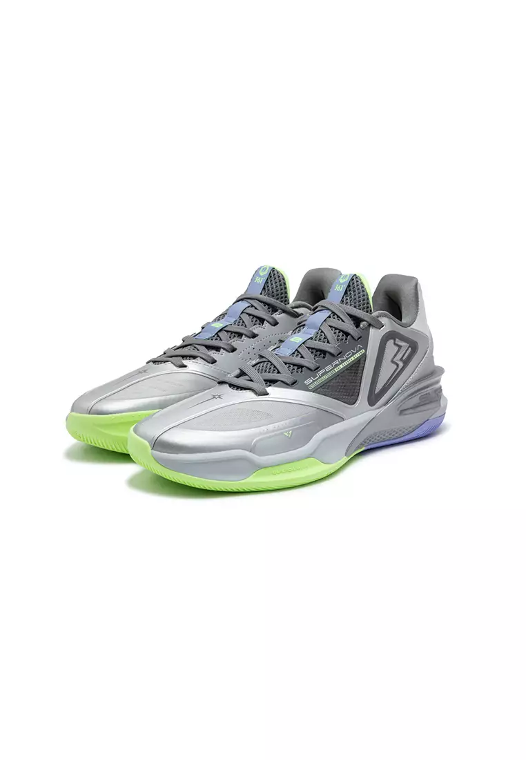 SUPERNOVA 2.0 Men’s Training Basketball Shoes in Silver/Dk.Grey (Light Up)