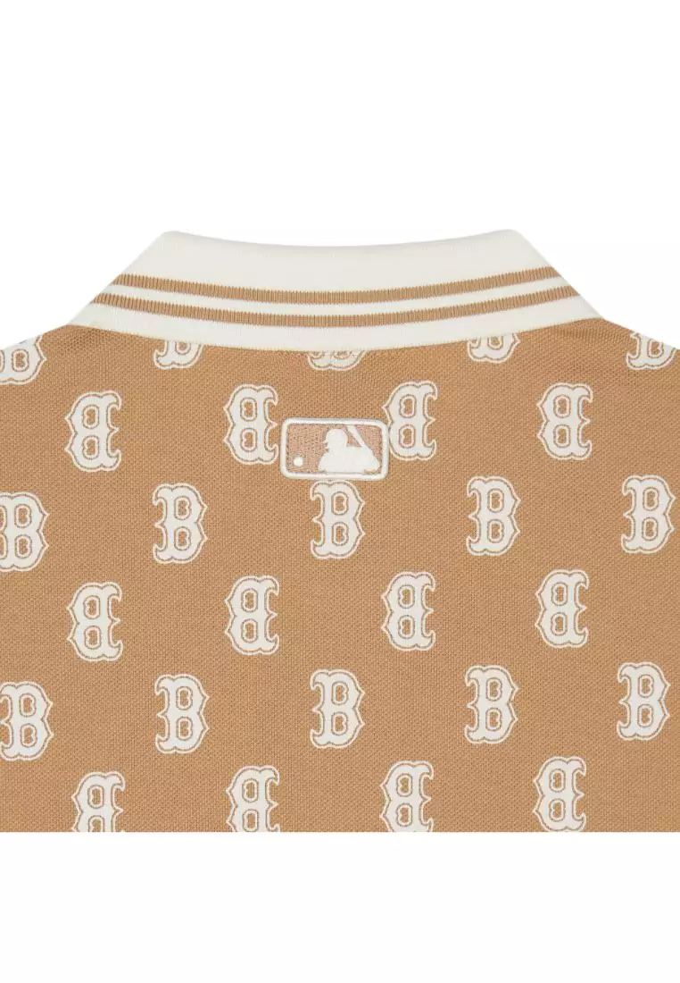 CLASSIC MONOGRAM ALL OVER POLO T-SHIRTS BOSTON RED SOX