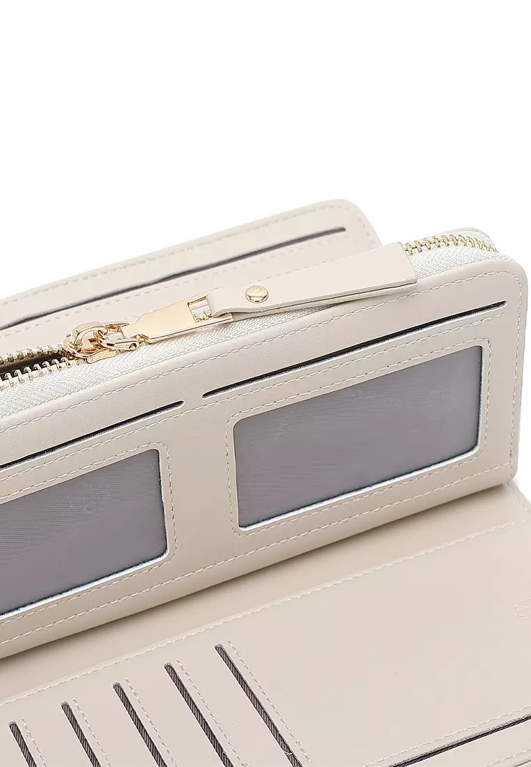Women's Long Purse / Wallet - Beige