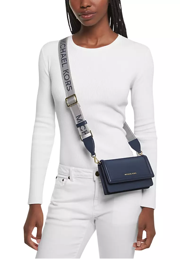 Michael Kors Jet Set Small Crossbody Bag In Navy Blue Marine 32F3GJ6C1I