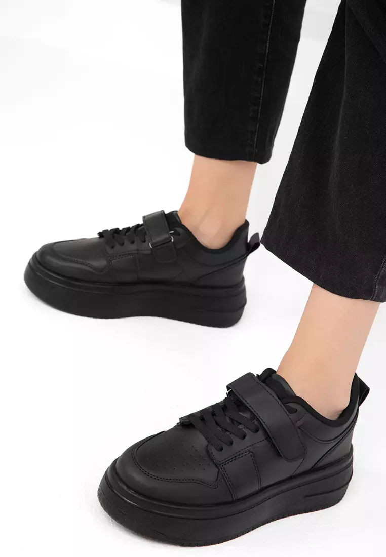 Women's Sneaker 19682 - Black Black
