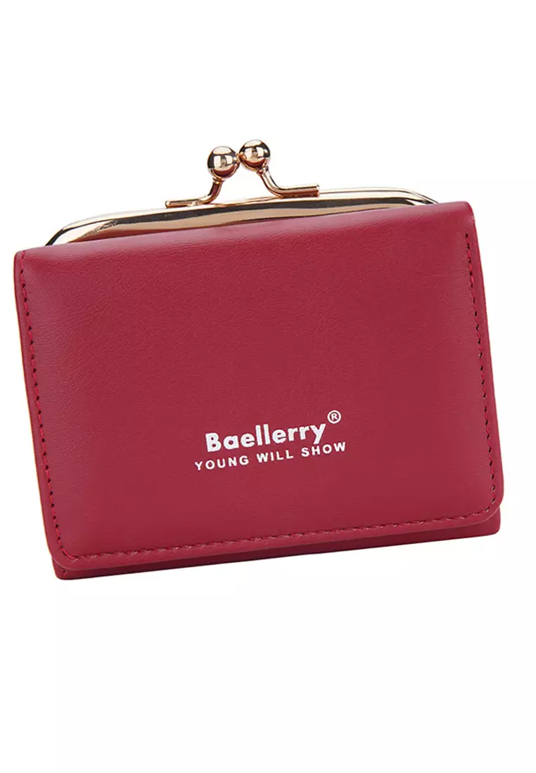 Dompet Wanita Lipat Kecil 2 IN 1 Style Korean Bahan Kulit PU Leather Premium Quality ORIGINAL