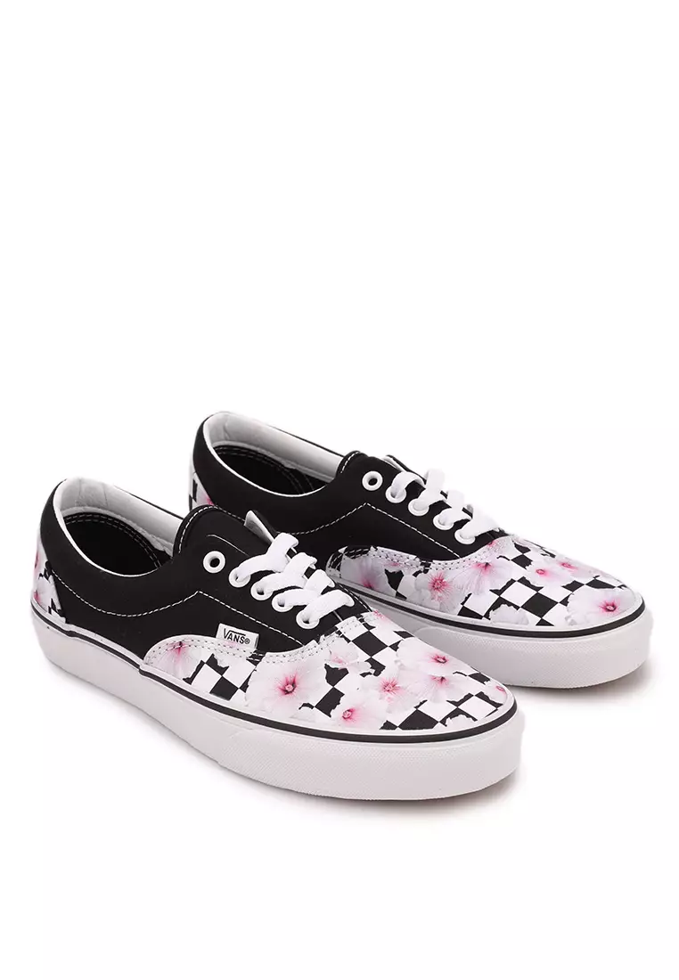 Buy VANS Era Hibiscus Check Sneakers in Black Multi 2024 Online